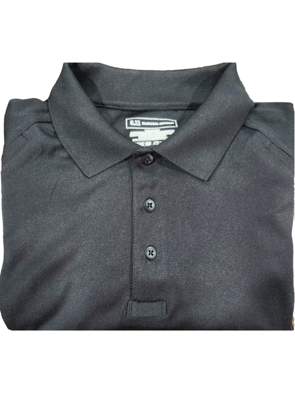 5.11 Tactical Series Mens Polo Shirt Performance Short Sleeves Black Large